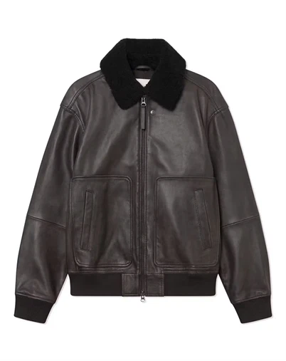 Wood Wood - Krede X Bomberjakke - Worn Brown